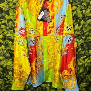 Multi color Versace men shirt
